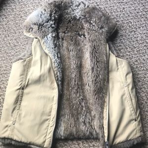 Reversible faux fur vest!